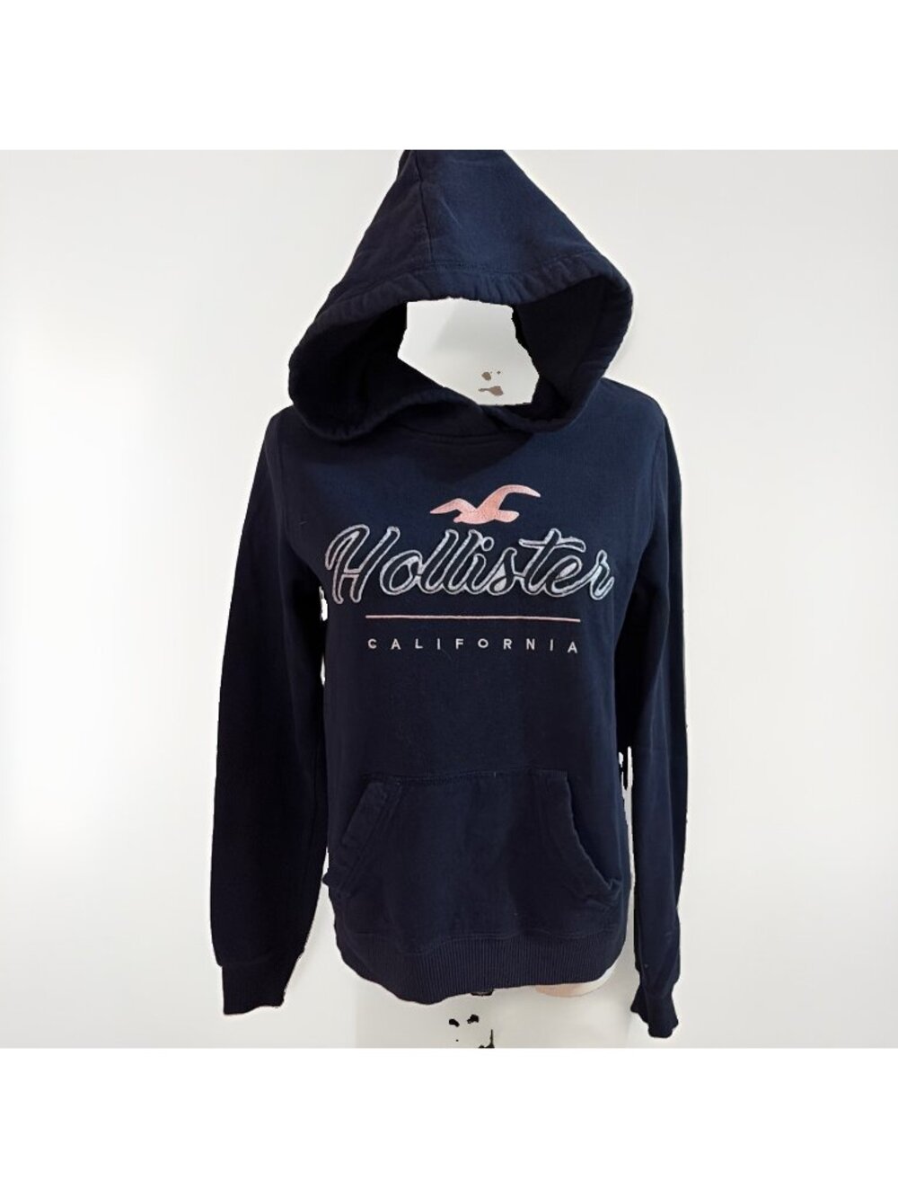 Vintage Y2K Hollister California Hoodie Sweatshirt Spell Out Women's Size S